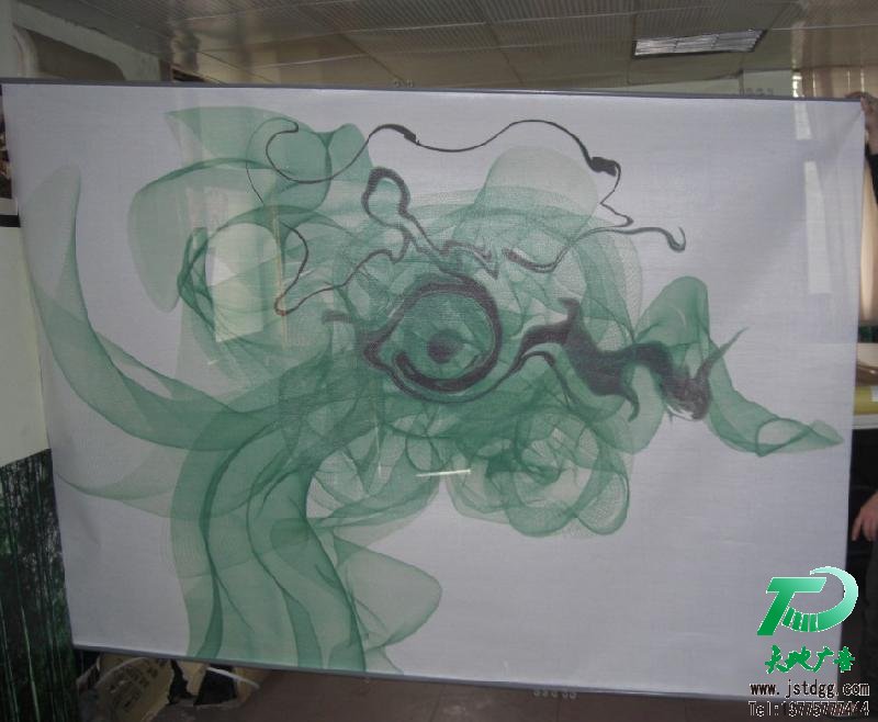 弱溶劑型寫真布