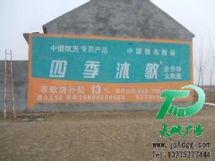 墻體廣告增長速度最快深受企業喜愛
