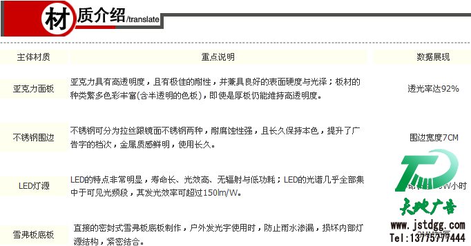 天地廣告傳媒專業從事不銹鋼圍邊亞克力發光字制作、安裝、維護一體化的廣告服務型企業