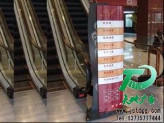 只有標識標牌深受商場的大面積使用