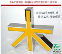 精工鏡面不銹鋼LED發光字