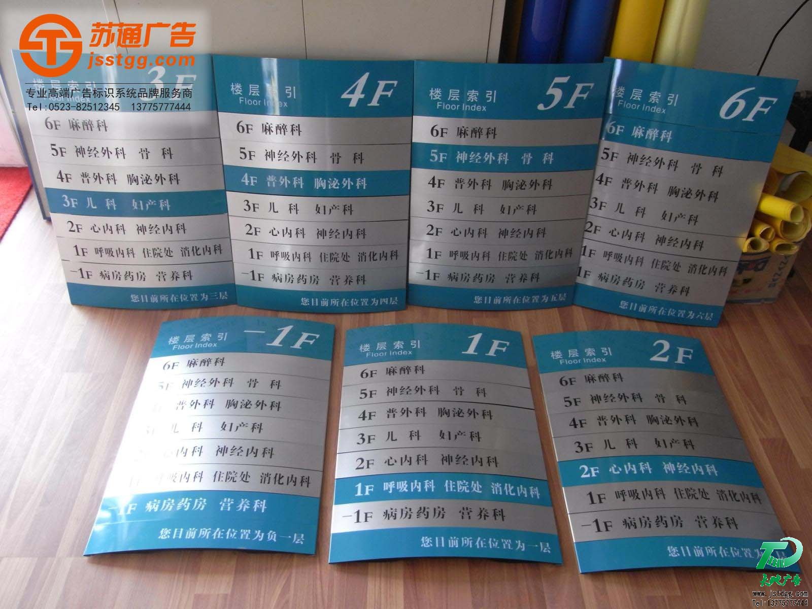 樓層索引標識牌