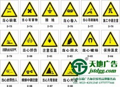 安全標識牌使用應該遵循的要求與原則的介紹